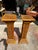 Up for consideration is a vintage gorgeous pair of bamboo pillars, which are architectural on their own or can hold a...