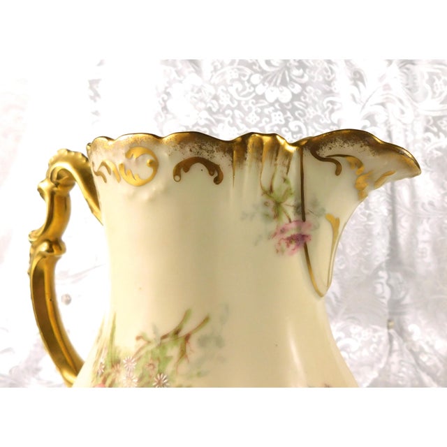 Late 18th Century Coiffe Et Cie and Lazeyras Rosenfel Lehman Limoges Chocolate Pot With No Lid For Sale - Image 9 of 14