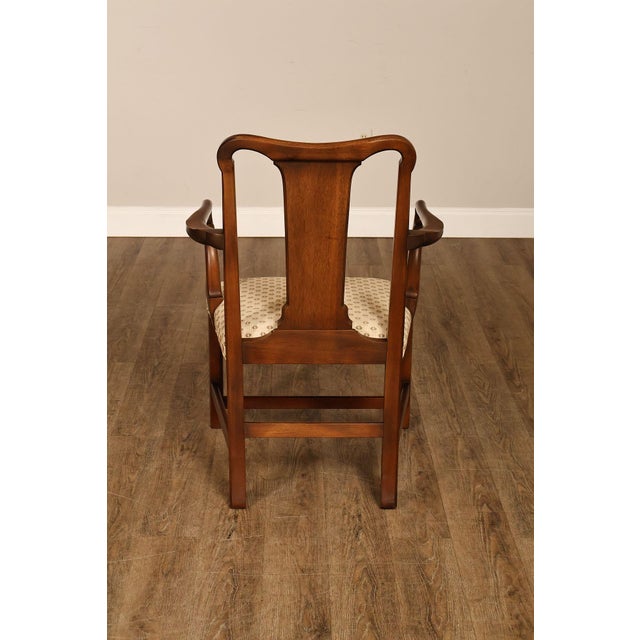 Kittinger Colonial Williamsburg Adaptation Set Of Eight Mahogany Dining Chairs For Sale - Image 17 of 18
