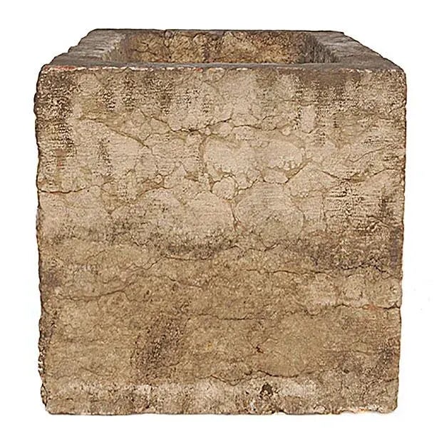 Marble Planter Carved Rosso Verona Marble With Lion Head Motif For Sale - Image 4 of 6