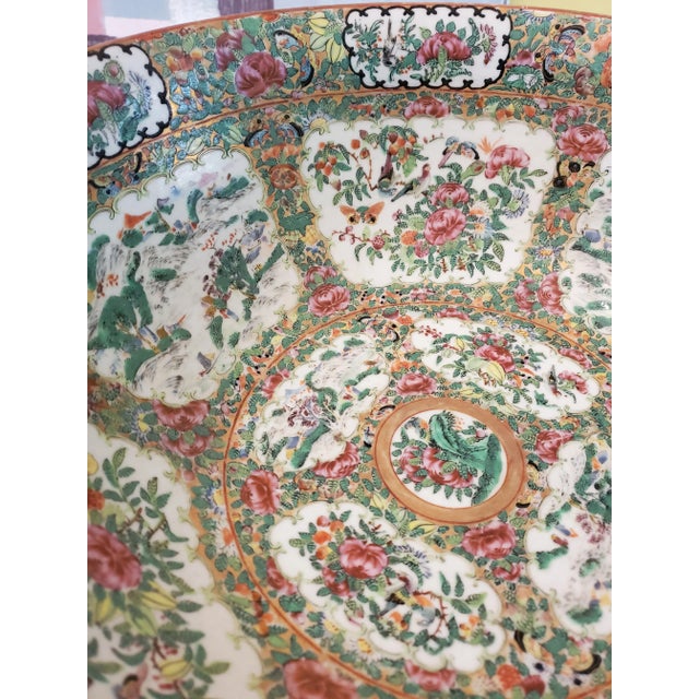 Antique Chinese Porcelain 200 Years Old Palace Bowl For Sale - Image 12 of 12