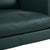 Green Set of Green Leather Boss Armchair and Ottoman with Manual Function from Flexform For Sale - Image 8 of 18
