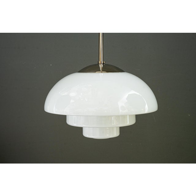 1920s Bauhaus Nickel Pendant, Germany, 1930s For Sale - Image 5 of 14