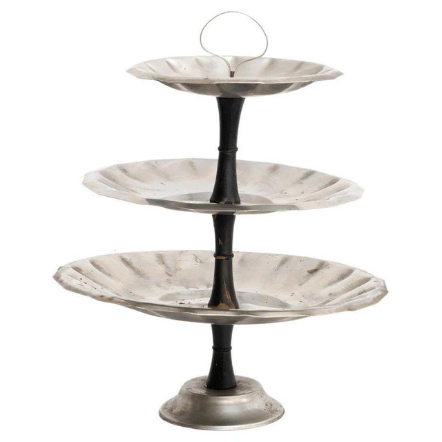 Early 20th Century Spanish Three Tier Dessert Stand For Sale - Image 15 of 15