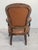 Vintage Chippendale Armchair in Genuine Leather, 1975 For Sale - Image 6 of 14