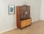Showcase in Cherry Veneer and Glass, 1950s For Sale - Image 8 of 8