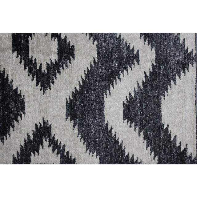 Contemporary Hand Knotted Bamboo Rug - 5' x 7' For Sale - Image 3 of 4