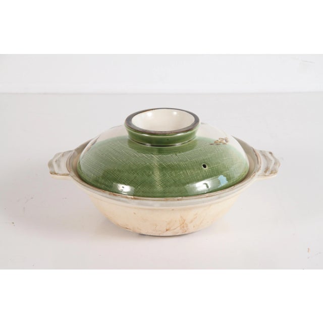Mid 20th Century Vintage 1950's Japanese Ceramic Donabe Cooking Vessel For Sale - Image 5 of 9
