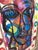 Abstract 1970s Peter Robert Keil Colorful Abstract Painting For Sale - Image 3 of 7