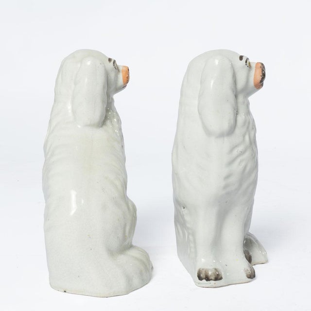 English 1900s Staffordshire Dogs - a Pair For Sale - Image 3 of 12