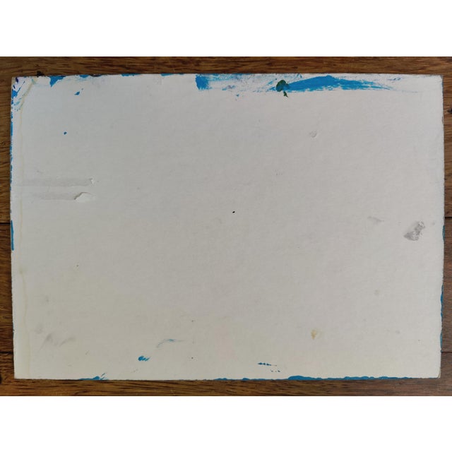 Gloria T Roberts 1990 Abstract Geometric Original Oil Painting For Sale - Image 4 of 7