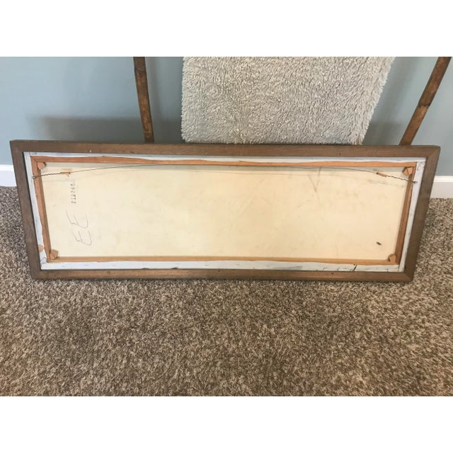 Mid-Century Modern Mid 20th Century Abstract Faces Impasto Oil Painting by Moshe Katz, Framed For Sale - Image 3 of 12