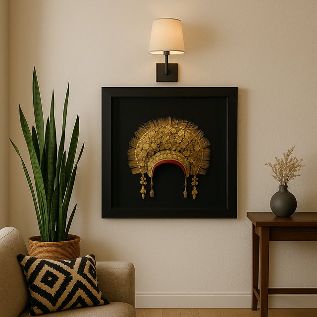 Balinese Bridal Headdress, 1920s For Sale - Image 6 of 7