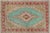 Shabby Chic1990's Vintage Blue/Red Wool Rug - 8'0'' X 11'10'' For Sale - Image 9 of 10