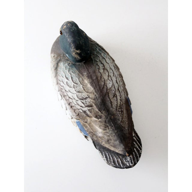Vintage Carry Lite Mallard Duck Decoy For Sale - Image 9 of 14