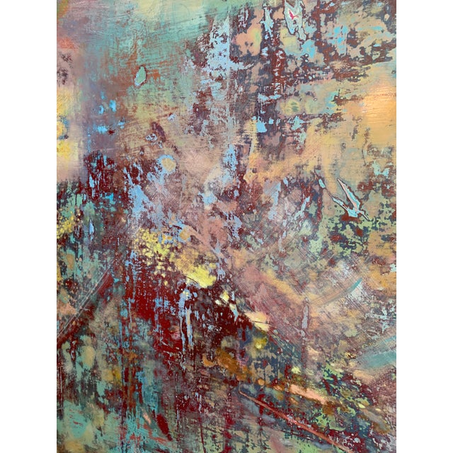 Abstract Oil on Canvas Painting For Sale - Image 9 of 13