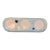 1990s Kathy Hatch Collection Hand-Painted Triple Bowl Serving Tray / Condiment Server For Sale
