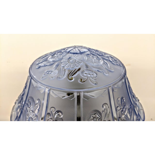 French Art Deco Table Lamp Signed Lorrain Nancy France For Sale - Image 4 of 11