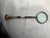 Brass 1980s Vintage Magnifying Glass For Sale - Image 8 of 8