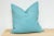 Teal Hand-Stitched Pillow Cover For Sale - Image 4 of 7
