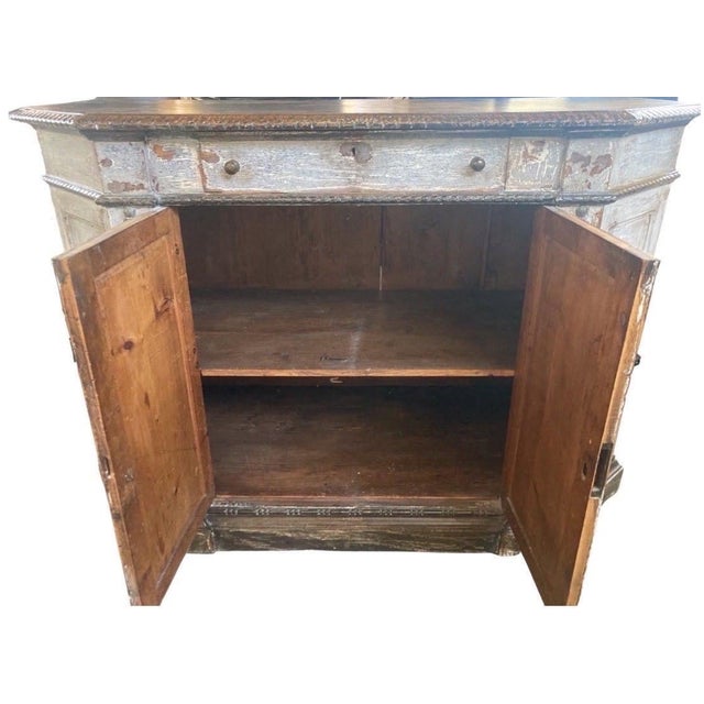 Mid 19th Century Italian Painted Credenza, 19th Century For Sale - Image 5 of 11