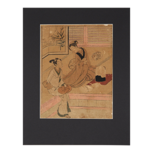Japanese Original Woodblock Print by Suzuki Harunobu