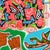 Abstract Peter Geise, Modernist Mixed Media Painting, "Grifter Fix" For Sale - Image 3 of 5