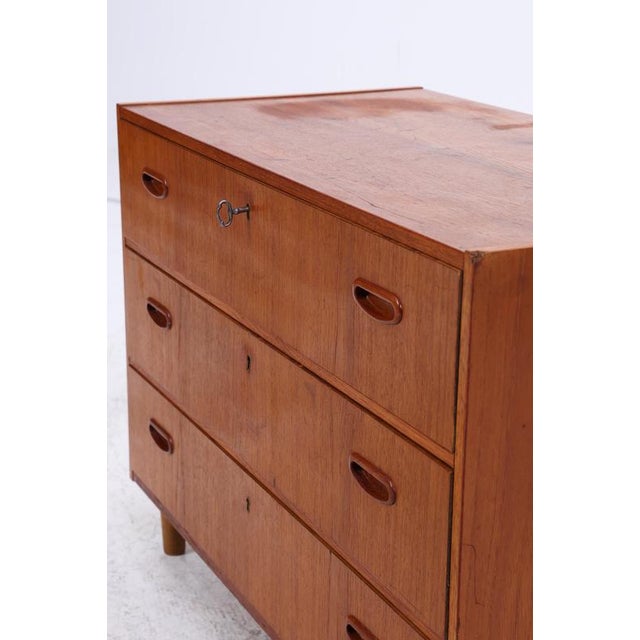 Vintage Teak Chest of Drawers, 1960s For Sale - Image 9 of 13