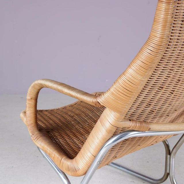 Model 514C Easy Chair by Dirk van Sliedregt for Gebr. Jonkers Noordwolde, Netherlands For Sale - Image 5 of 10