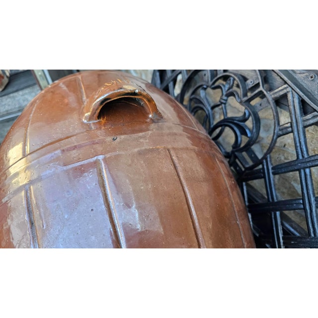 Ceramic Vintage Art Deco Clay Pot, 1950s For Sale - Image 7 of 12