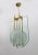 Gold Mid-Century Modern Italian Brass and Crystal Pendant from Galotti & Radice, 1970 For Sale - Image 8 of 8