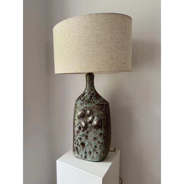 1960s Danish Studio Ceramic Lamp, 1960s For Sale - Image 5 of 18