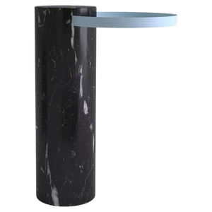 High Black Marquina Marble Guéridon by Sebastian Herkner