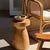 Brutalist Side Table in Mango Wood, 1980s For Sale - Image 3 of 18