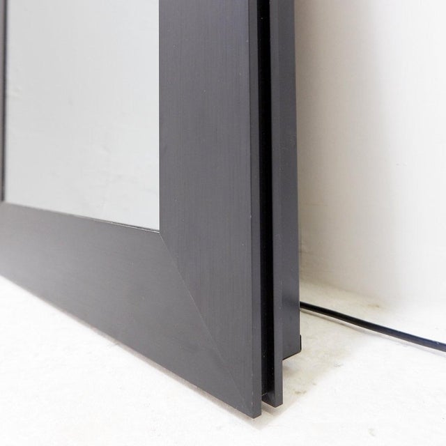 Early 21st Century Infinity Mirror with Black Metal Frame, Italy, 2010s For Sale - Image 5 of 16