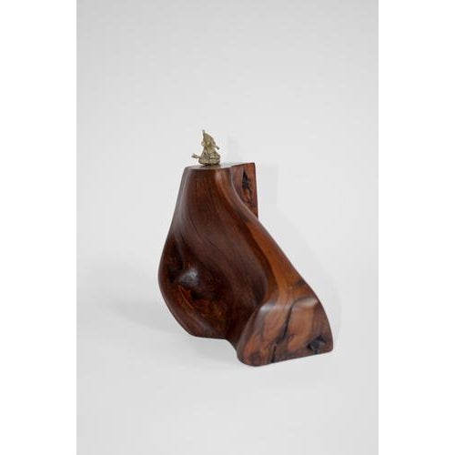 C2280 Decorative Object in Tropical Driftwood and Ebony Wood by Jörg Pietschmann For Sale - Image 10 of 17