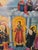 Large Antique Orthodox Icon of the Protection of the Virgin Mary, 1880 For Sale - Image 4 of 13