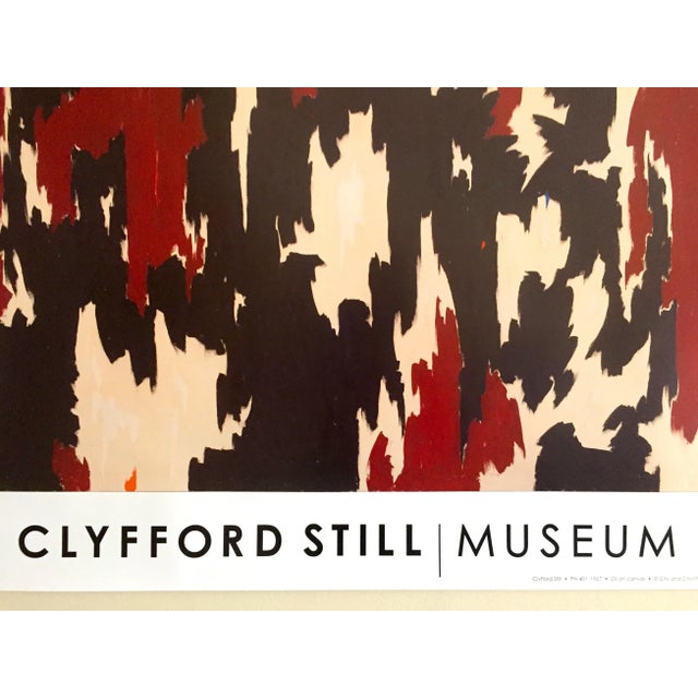 Clyfford Still Abstract Expressionist Lithograph Print Poster " Ph - 401 " 1957 For Sale - Image 9 of 11