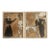 1945 Rare Find-Set of 2 Mid-Century French Fashion Prints-Schiaparelli, Balenciaga-by Gruau For Sale