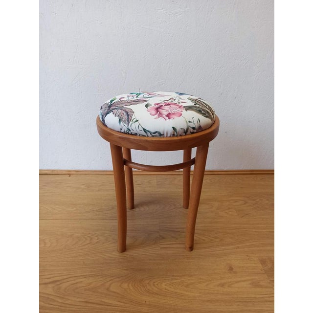 Set of Wooden Chair and Stool, 1950 For Sale - Image 15 of 18