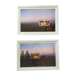 Custom Framed Gray Malin Prada Marfa Set For Sale