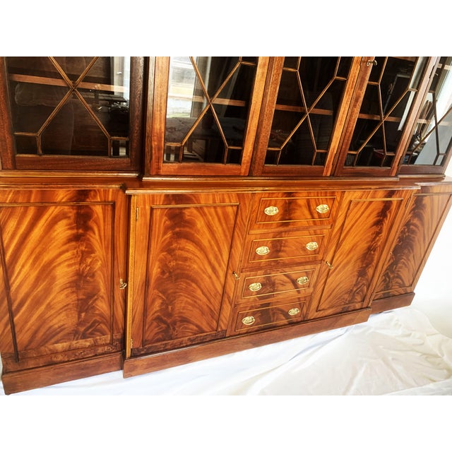 English Mahogany Cabinet with Drawers, 1960s For Sale - Image 13 of 18