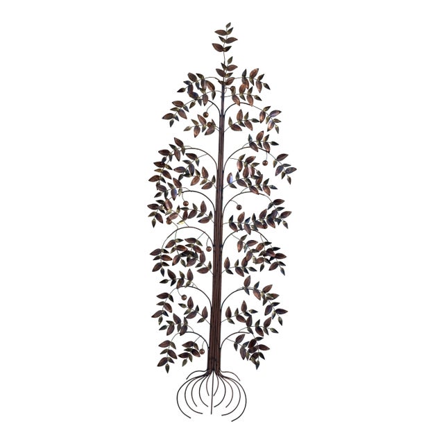 Metal Tree Sculpture by Curtis Jere - Signed 1977 For Sale