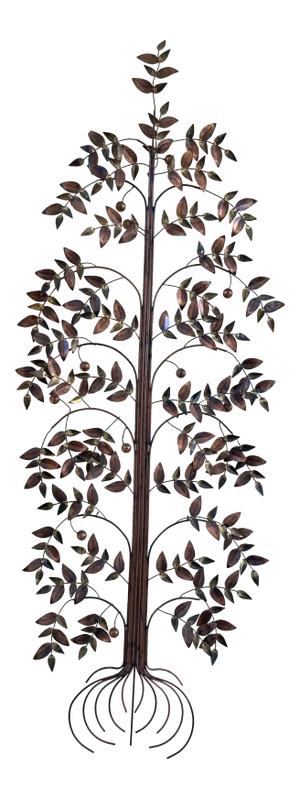 Metal Tree Sculpture by Curtis Jere - Signed 1977