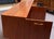 Brown Mid Century Modern Teak Credenza c.1960 Left Side Cabinet W/ Shelf and Drawers. For Sale - Image 8 of 14