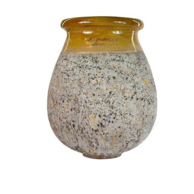 French Handmade Anduze Biot Olive Oil Jar For Sale - Image 4 of 6