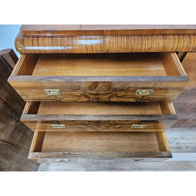 Art Deco French Sideboard in Walnut, 1940 For Sale - Image 18 of 18