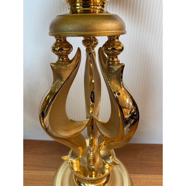 Regency Sculpted Table Lamps, Pair For Sale - Image 12 of 12