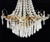Empire Swedish Chandeliers in Cut Glass, 1890s, in Good conditions. Designed 1890 to 1919 European Plug (up to 250V).The...