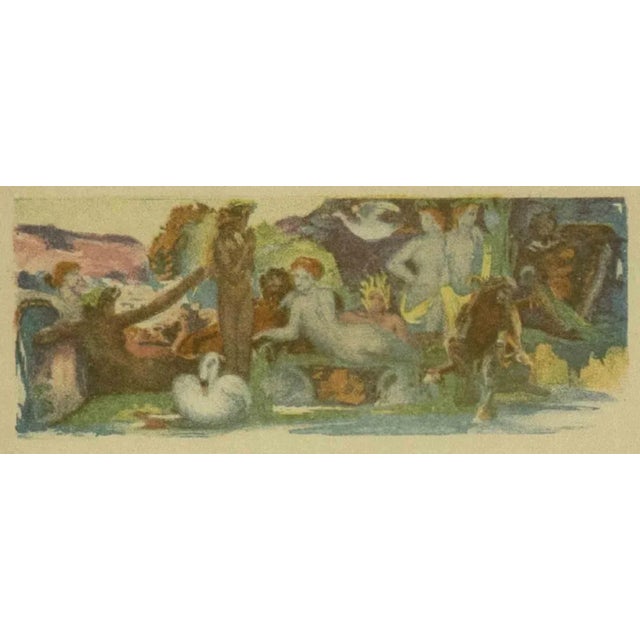 Fantastic Creatures, Lithograph, Early 20th-Century For Sale - Image 3 of 3